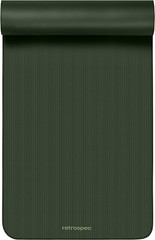 Retrospec Solana Yoga Mat 1/2″ Thick W/Nylon Strap for Men & Women – Non Slip Ex
