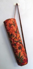 Indian Orange Tie Dye Tree Yoga Mat Carrier Bag Mandala Large Shoulder Strap