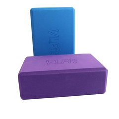 Set of 2 Yoga Blocks/Yoga Block Choose Your Color and Size PURPLE and BLUE