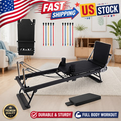 Pilates Reformer, Foldable Reformer Pilates Machine for Home Use,Professional