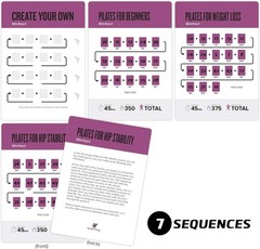 Durable Pilates Exercise Cards – Your Ultimate Home and Gym Workout Companion