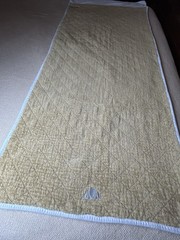 Lot of 2, WAYmat Hot Yoga Thick Mat (wheat) & Heathyoga Thin Mat (purple)