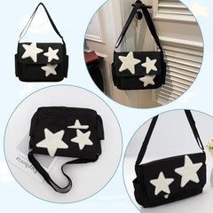 Messenger Bag for Women, Crossbody Y2K Messenger Bag with Star Purse, Large