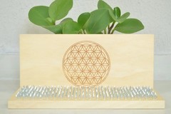 Sadhu Board “Flower of Life” Galvanized Nails 10 mm/0.4 inch
