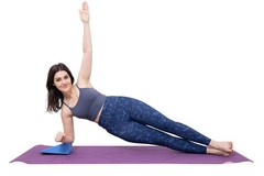 Lumia Wellness Yoga Foam Wedge Blocks, Pelvic Sacral Block, Non-Slip Bottom,…