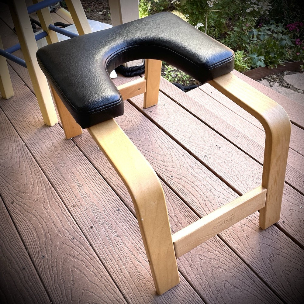 FeetUp Feet Up Yoga Inversion Trainer Headstand Bench Chair Black