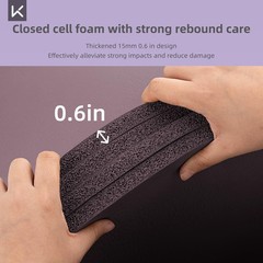 KEEP Extra Thick NBR Yoga Mat for Women & Men, 15mm Thick, 72”x32” L