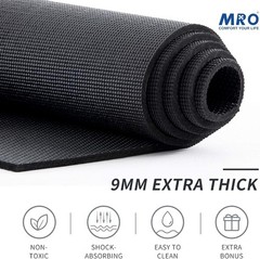MRO Extra Large Yoga Mat 12x6ft 9MM Thick Non Slip Extra Wide