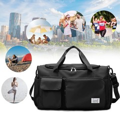 Sports Gym Duffel Bag with Shoes Compartment and Dry Wet Separated Pocket for…
