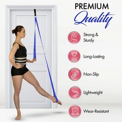 Stretching Strap With Door Anchor – Stretching Equipment to Improve Legs Flex…
