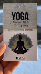 YOGA Asanas Merka Cards 3 Levels Beginner Intermediate Advanced 50 Cards