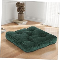 Meditation Floor Cushion, 22×22 Tufted Floor Pillow for 22x22x4 inch 1 Green