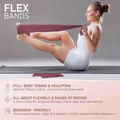 Kit de Pilates, Aro de Pilates de 15 pulgadas con 1 pelota Core