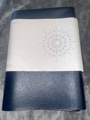 NEW OPEN, ANTHROPOLOGIE LIVE MINDFULLY TRAVEL YOGA MAT, 24″x68″, BLUE AND PURPLE