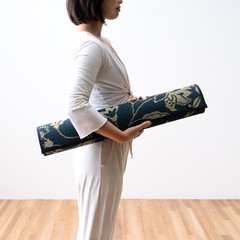IKEHIKO Tatami Yoga Mat Japanese Igusa Sarasa Meditation Fitness Mat Made in JP