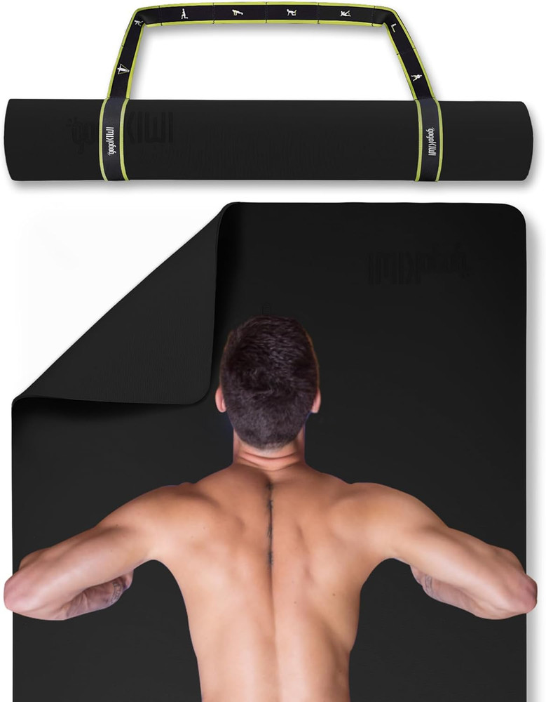 Extra Wide Yoga Mat for Men Women (72″L X 36″W) Non Slip Fitness & Exercise Mat