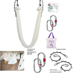 Aerial Silk Yoga Hammock & Swing for Inversion Strength Training