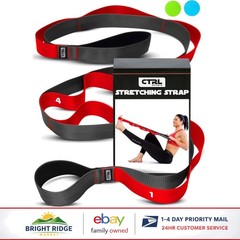 78-Inch Stretch Strap with Comfort Handles for Yoga and Flexibility Workouts