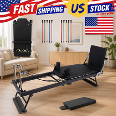 Pilates Reformer, Foldable Reformer Pilates Machine for Home Use,Professional