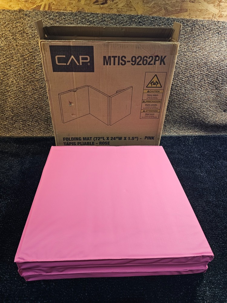CAP Barbell 6′ x 2′ All Purpose Folding Anti Tear Exercise Training Balance Mat