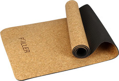 Luxury Cork Yoga Mat – Natural Organic Cork & Eco-Friendly TPR – Perfect Size (7