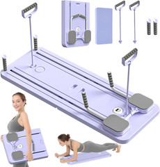 Pilates Board – 2024 Pilates Reformer Set, Multi-Purpose Foldable Pilates Reform
