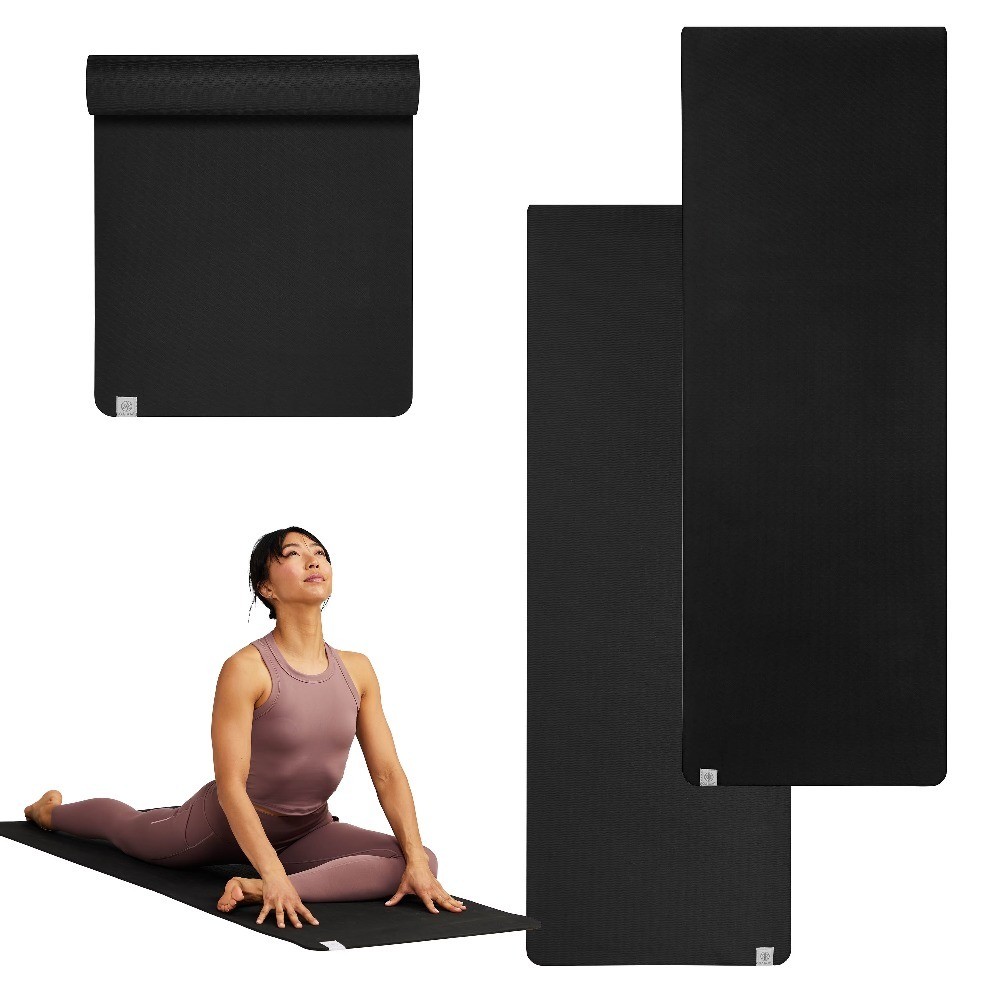 Extra Thick Non Slip Yoga Mat TPE Material 68 Inch Long 6MM for Exercise Fitness