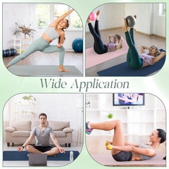 Extra Large Non-Slip Yoga Towel 3 Pack – Microfiber Mat Cover (Pink, Blue, Green