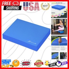 Exercise Balance Pad, Non-Slip Cushioned Foam Mat & Knee Pad for Fitness and …