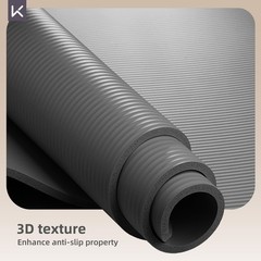 Extra Thick 10mm Non-Slip Yoga Mat 72″x32″ for Men & Women – Cushioned Exercise