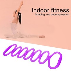 7 Ring Stretch Resistance Exercise Band, Workout Bands Yoga Stretching for Ho…