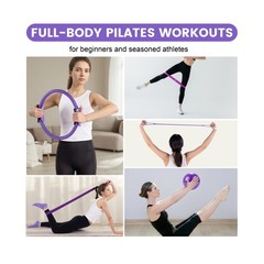 Pilates Ring Circle Fitness Set 17 pcs Equipment Accessories Workouts Include…