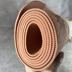 BLOGILATES BEGINNER LIGHTWEIGHT YOGA MAT – RUST (4MM)