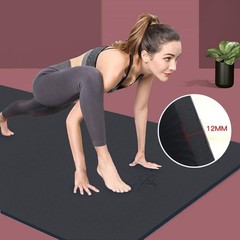 72”x32” Extra Thick Non-Slip Yoga Mat – SGS Certified TPE for Ultimate Support