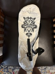Gaiam yoga mat bag, White/black, Cargo