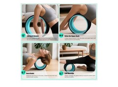 3 Pack Yoga Wheel Set Back Roller for Stretching, Back Pain Relief Spine Support