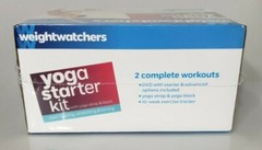 Weight Watchers Yoga Starter Kit 2 Complete Workouts DVD w/ Yoga Block & Strap
