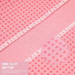 Hot Yoga Towel – Microfiber Non Slip Yoga Mat Towel with Grip Dot Sweat Absorben