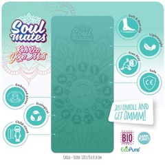 Kids Lightweight Yoga and Pilates Mat Non-Slip, Eco-Friendly TPEMateri…