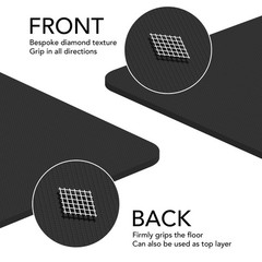 Large Exercise Mat – Extra Thick 10mm Workout Mat (72″x32″) – Non-Sl