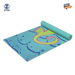 Gaiam Kids Yoga Mat 60×24 Non Slip Exercise Play Mat 3mm Thick for Toddlers