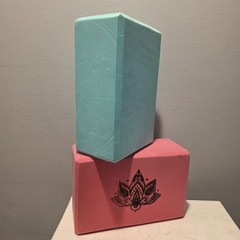Yoga Block Set Non-Slip High Density Eva Foam Brick Easy Grip Surface