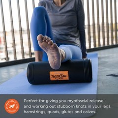 Tiger Tail The Big One Large Foam Roller – High Density Massager for Back, Le…