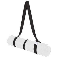 Yoga Mat Carrier, Thick Adjustable Strap For Exercise Mats, White