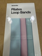 BetterMe Pilates Loop Bands Pastel 3 Bands New Sealed with Case, New