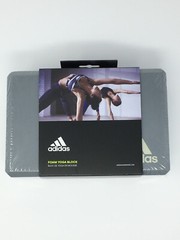 Adidas High Density Foam Exercise Yoga Block – Gray – New