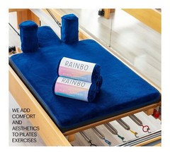 Pilates Reformer Non-Slip Mat Towel (Included 2 Pcs Shoulder Block Covers) (N…