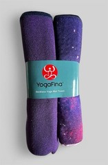 YOGAFINA Non slip twin pack yoga mat/towel cover 2-Pack
