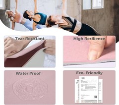 Lightweight Eco-Friendly 1/4″ Yoga Mat with Storage Bag – Perfect for Wellness
