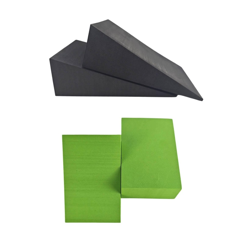 4Pcs Yoga Block Wedge Blocks Improve Flexibility Assistive Equipment Exercise